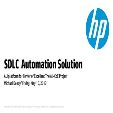 Automate the sdlc process