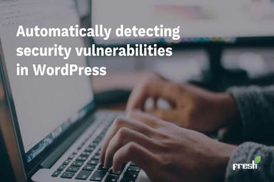 Automatically detecting security vulnerabilities in WordPress