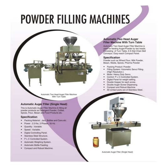 Automatic and semi automatic auger filler | PDF