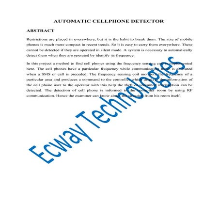 Automated control system for air pollution detection in vehicles | DOC