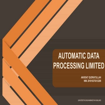 Automatic data processing limited | PPT image.