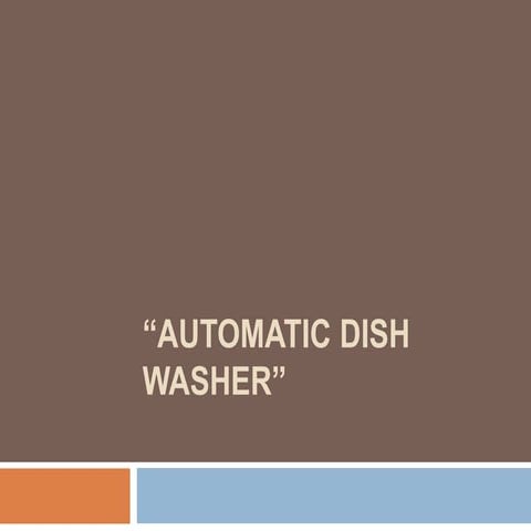 Automatic dish washer