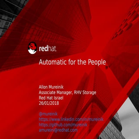 Automatic for the people