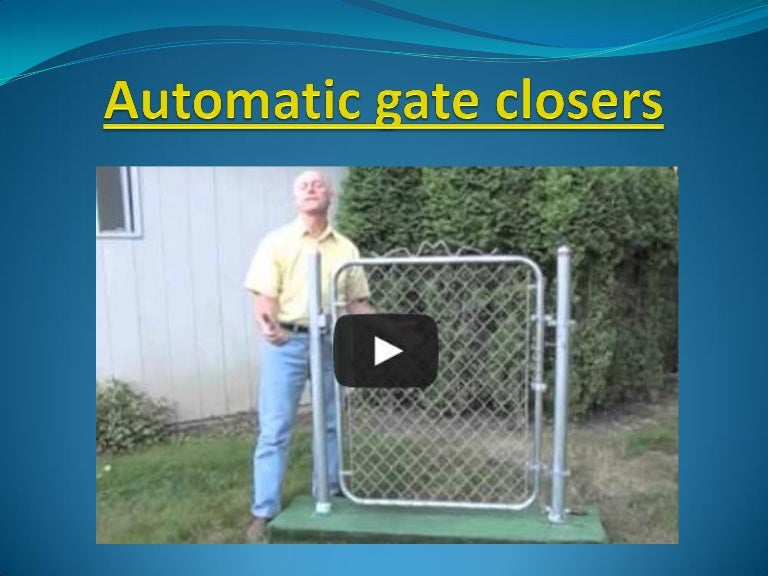 Automatic gate closers