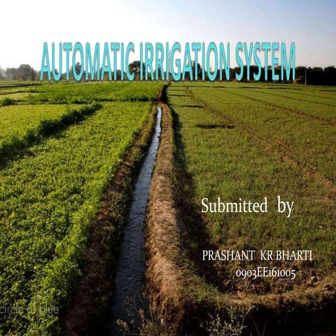 Automatic irrigation system | PPT