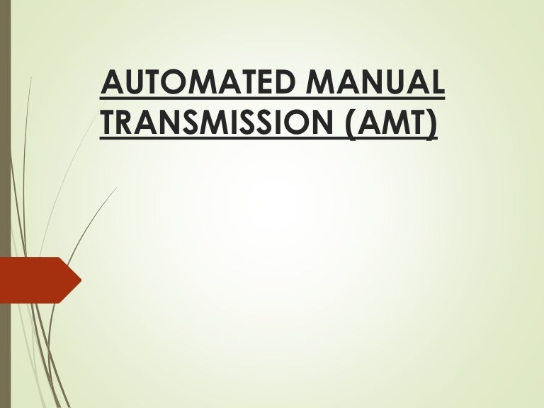 Automatic manual transmission