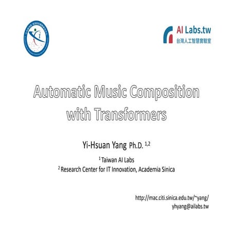 Automatic Music Composition with Transformers, Jan 2021