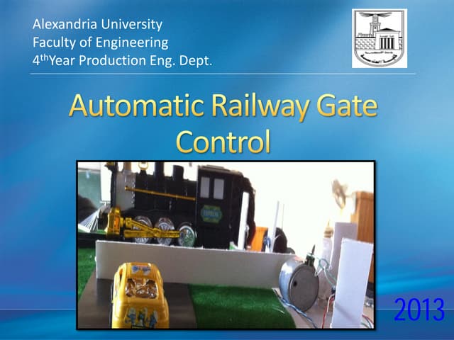 Automatic railway gate control