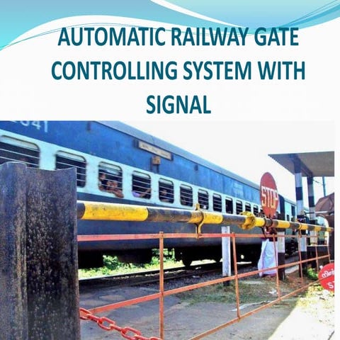 Automatic railway gate control