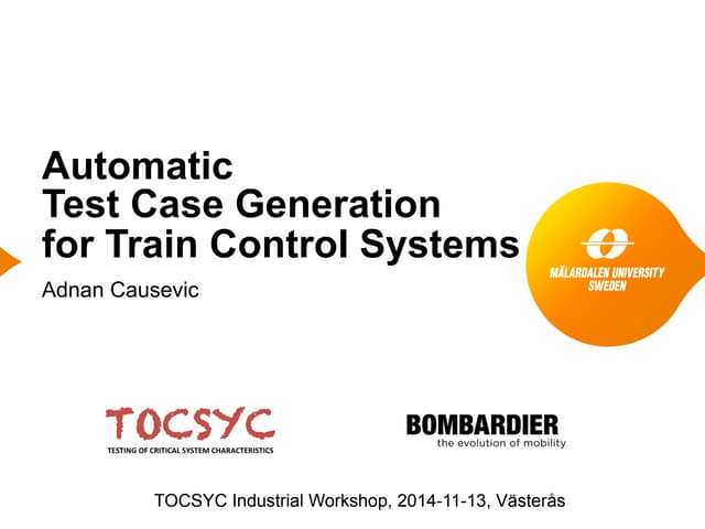 Automatic Test Case Generation