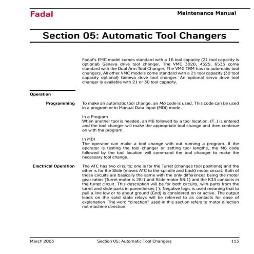 Automatic tool changers (2)