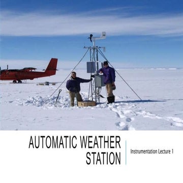 Automatic weather station  By Anakha Mohan