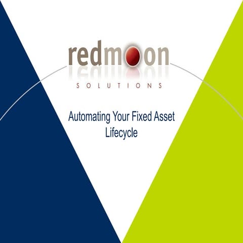 Automating Your Fixed Assets Lifecycle