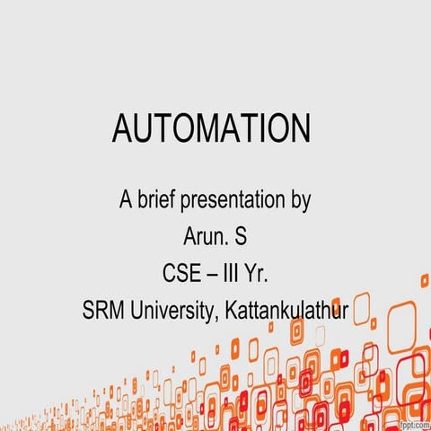 Automation | PPT
