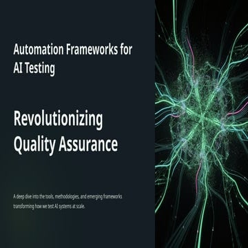 Automation Framework for AI Testing: Building the Future of Quality ...