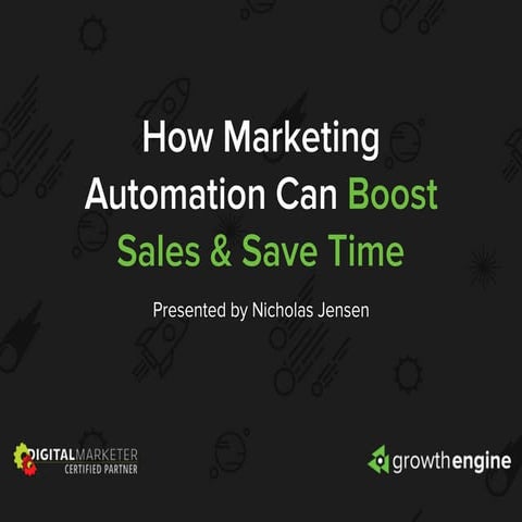 How Marketing Automation Can Boost Sales & Save Time