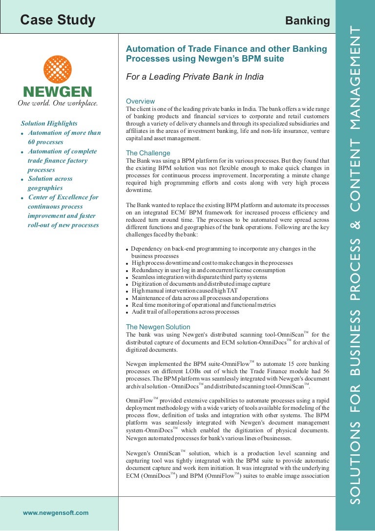 trade finance process automation