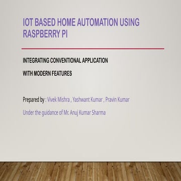 IOT BASED HOME AUTOMATION USING RASPBERRY PI.pptx