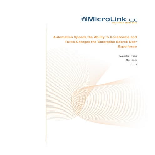 Automation and social networking white paper