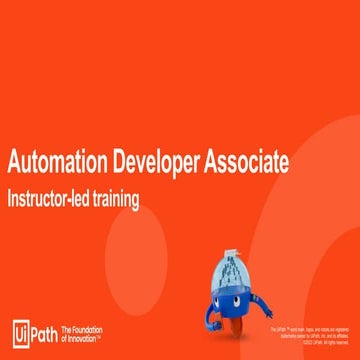 Suncoast Credit Union and Armwood High School - UiPath automation developer s...