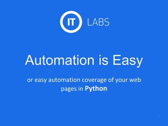 Automation is Easy! (python version)
