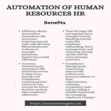 Automation of Human Resources HR | PDF