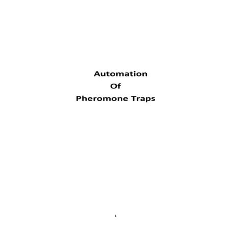Automation of pheromone traps