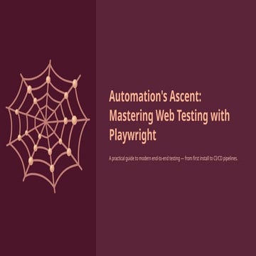 Playwright Testing Guide for QA Engineers.pdf