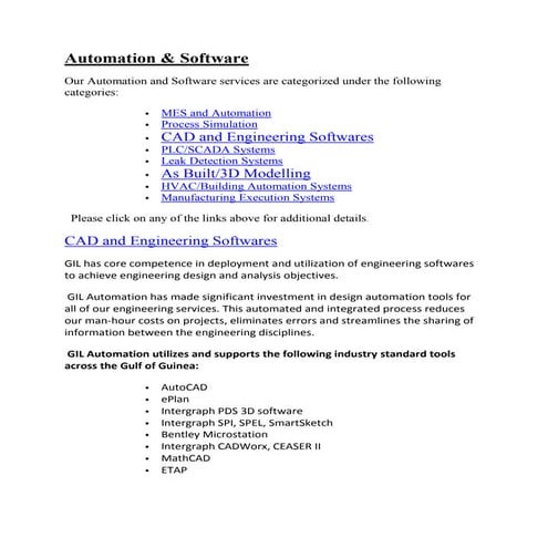 Engineering design services | PDF