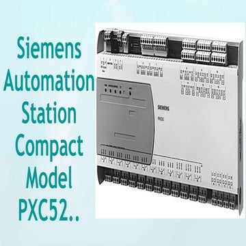 Siemens Automation Station Compact Model PXC52