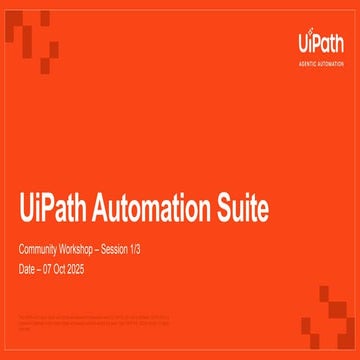 UiPath Platform: Architecture & Context [1/3]