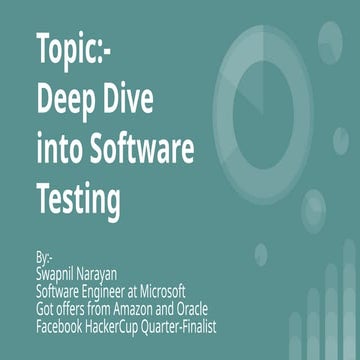 Automation Testing and New Ways to test Software using AI