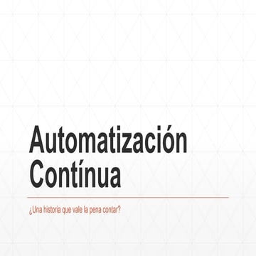 Automatización Continua