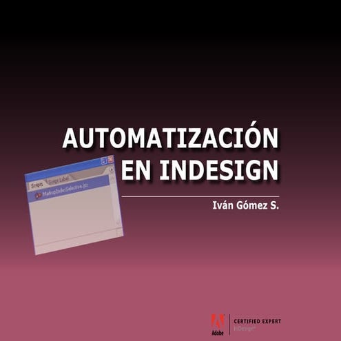 Grep y scripts en indesign | PDF