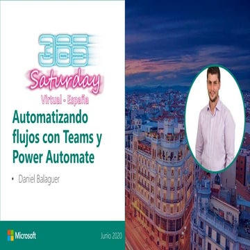 Automatizando flujos con teams y power automate