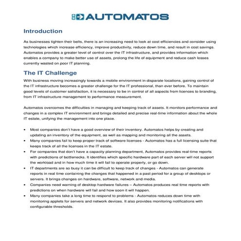Automatos Overview