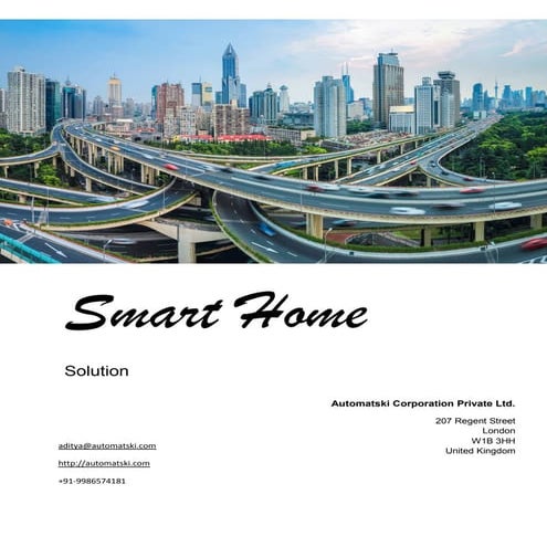 Introduction to Home Automation | PPTX