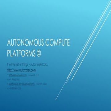 Automatski - The Internet of Things - Autonomous Compute Platform (R)