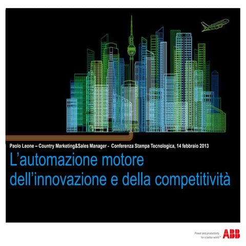 L'automazione motore dell'innovazione e della competitività