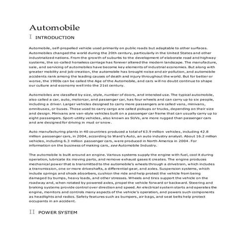 Automobile