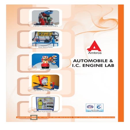 Automobile engineering & i.c. engine lab | PDF