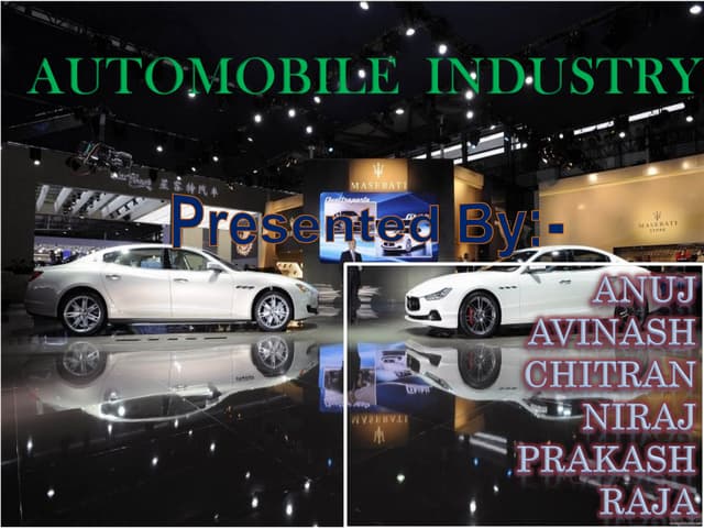 Automobile industry