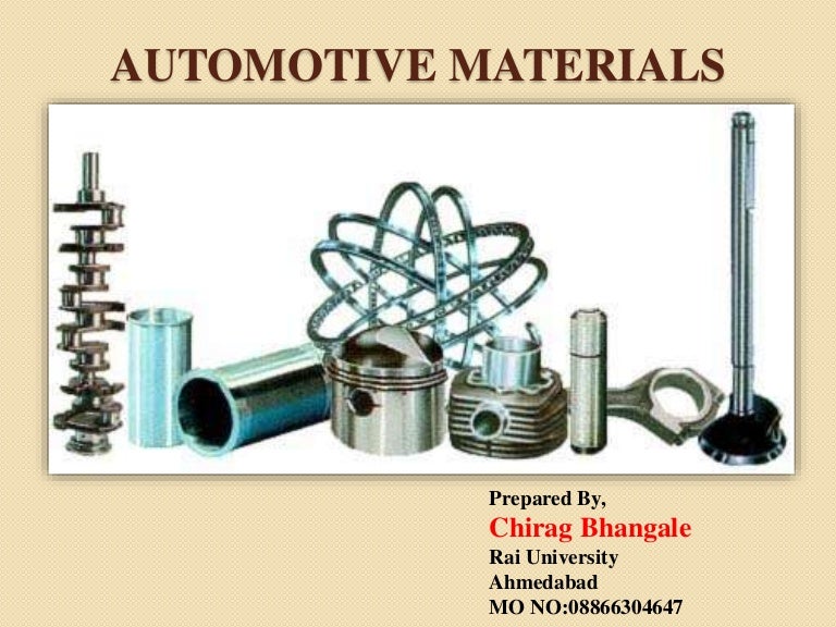 Automobile material