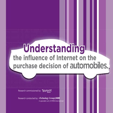 Automobile Online Market Yahoo Imrb Survey