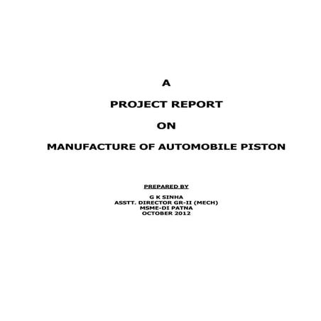 Automobile pistonh