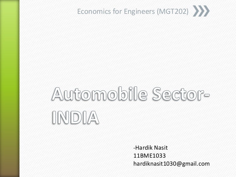 Automobile sector