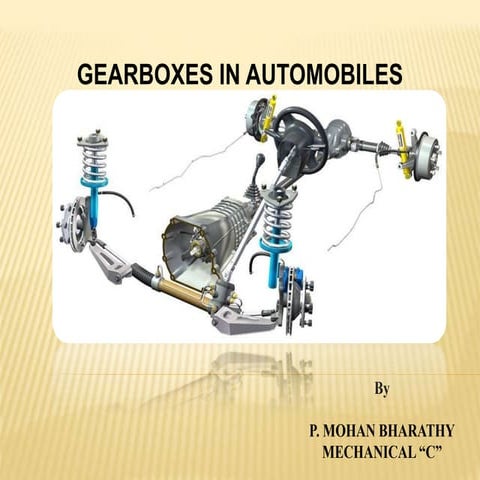 Automobile transmission - Gear Box
