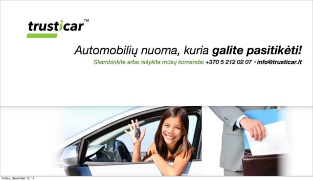 Automobiliu nuoma
