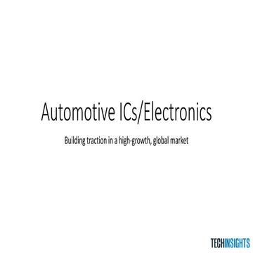 Automotive Semiconductory and Market Analysis