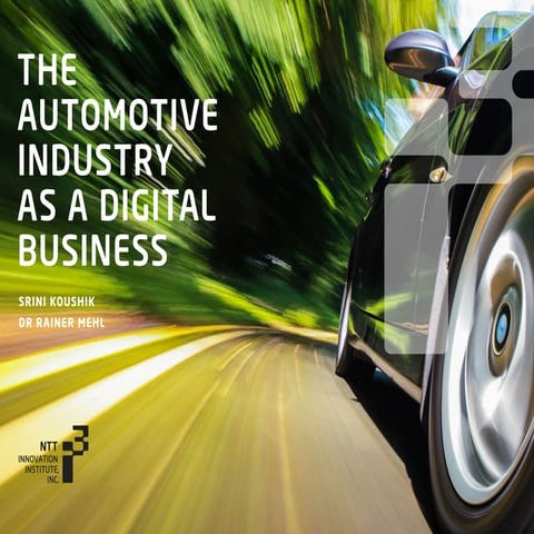The Automotive Industry as a Digital Business
